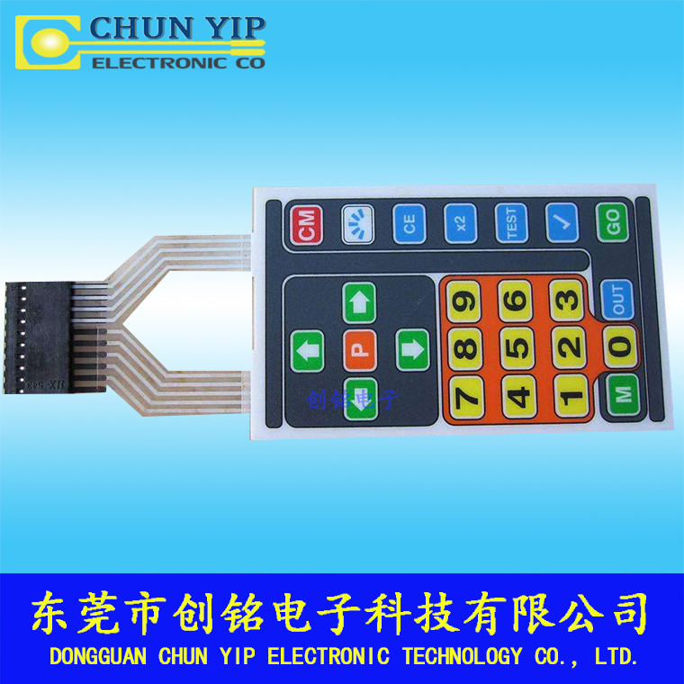 測量儀器薄膜開關(guān) 測量儀器薄膜開關(guān)